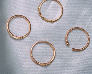 Gold Plated Adjustable Finger Ring